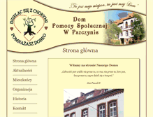 Tablet Screenshot of dpspszczyna.org